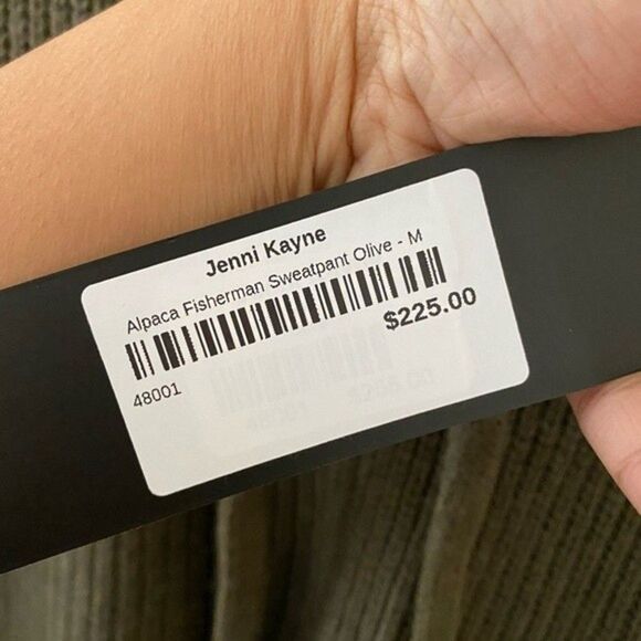 Jenni Kayne Alpaca Wool Fisherman Lounge Sweatpants Joggers - Picture 7 of 7